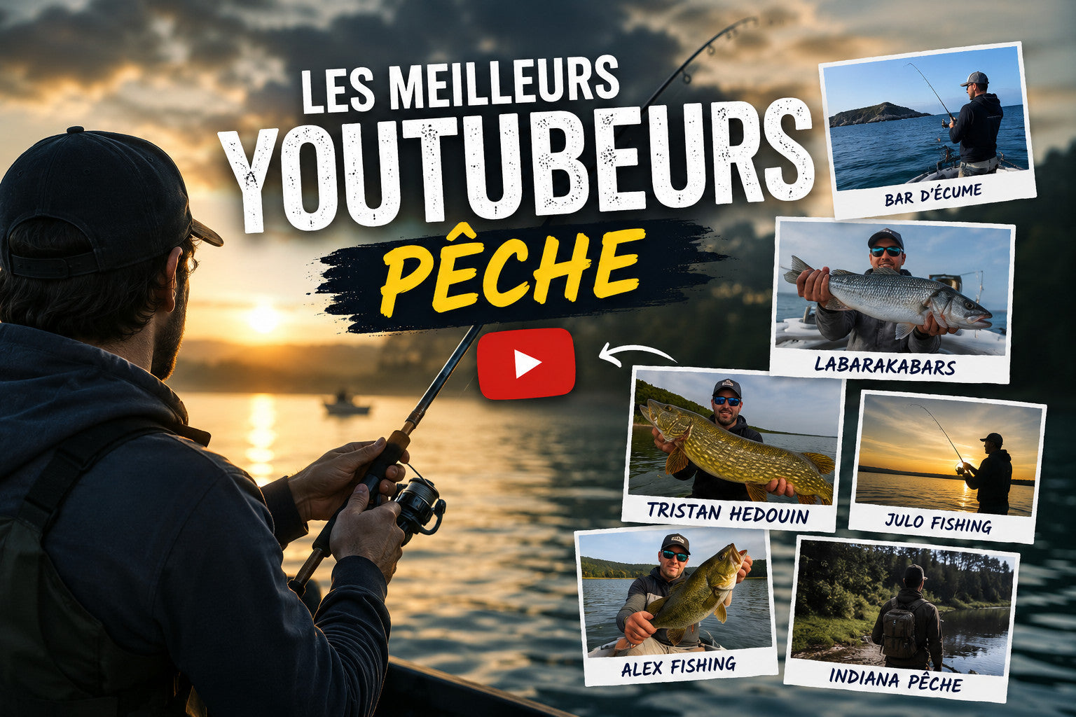 Les meilleurs Youtubeurs pêche : notre sélection des chaînes à suivre